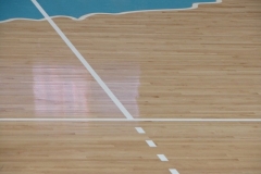 tape on gym floor